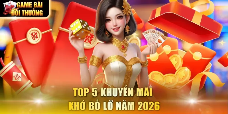Top 5 khuyến mãi khó bỏ lỡ năm 2026
